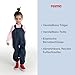 Reima Lammikko Kids Waterproof Suspender Rain Pant Lightweight Windproof Outdoor Rain Bib, Navy Blue, 18 Months