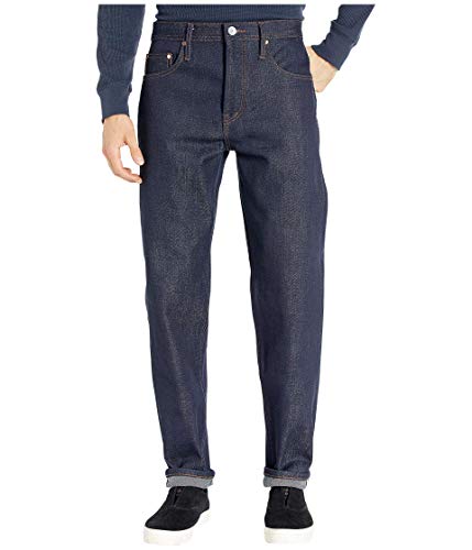 The Unbranded Brand Relax Tapered Fit - 21 oz Heavyweight Indigo Selvedge Indigo 28 32