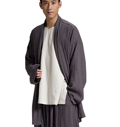 ZanYing Buddhist Monk Meditated Clothing Sets Plus Size Men Yoga Taichi Suits4