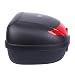 Samger Motocicleta Universal Top Case Negro Trasera Baúl 28L para Scooter Quad...