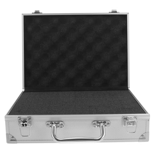 Small Toolbox Aluminum Case Briefcase Storage Case for Tools Briefcases for Men Portable