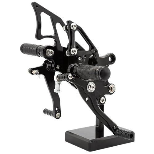 Repose-pieds arrière de moto MT25 plateforme extra large antidérapante