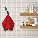 Artori Design Black Towel Hook - Hand Towel Holder for Bathroom & Kitchen - Heavy Duty Shower Hook - Flamenco Dancer Design