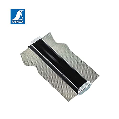 Image of Shinwa Japan Stainless Steel Profile Gauge (Black & Silver)1 Piece