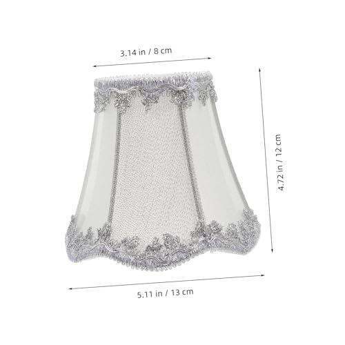 Pantalla de Tela elegante para lámpara de mesa con instalación sencilla 3