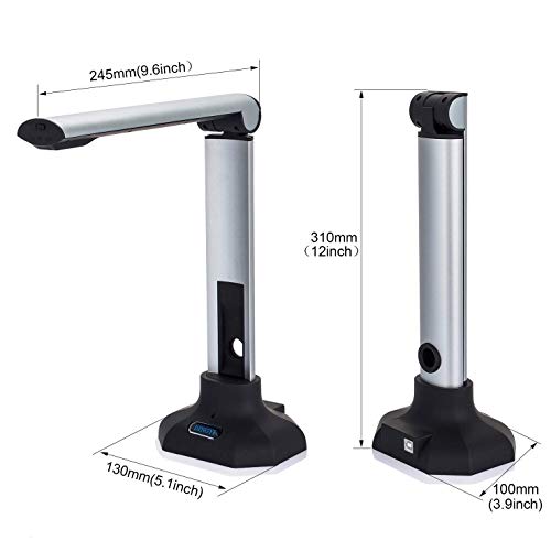image for DINGYI Document Camera for Teachers, Portable USB Visualiser A4 8MP wi