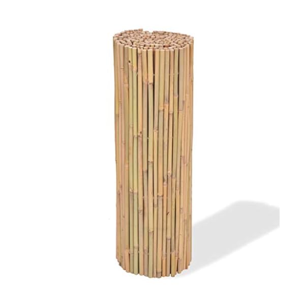 vidaXL Gartenzaun Bambusmatte Sichtschutzzaun Sichtschutzmatte Sichtschutz Bambuszaun Dekozaun Windschutz Garten Bambus… – Bild 6