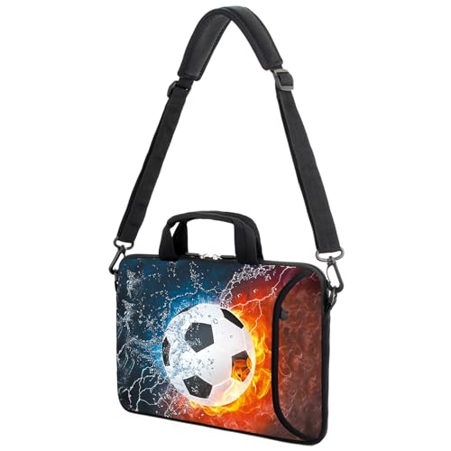 Funda para portátil 13" Neopreno con bolsillo y correa ajustable miniatura 3
