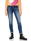 Street One Damen Denimjeans im Style Jane, Casual Fit, Slim Legs, Middle Waist. Maße bei Inch-Größe 26/32 ca.: Innenbeinlänge 82 cm, Fußweite 15 cm