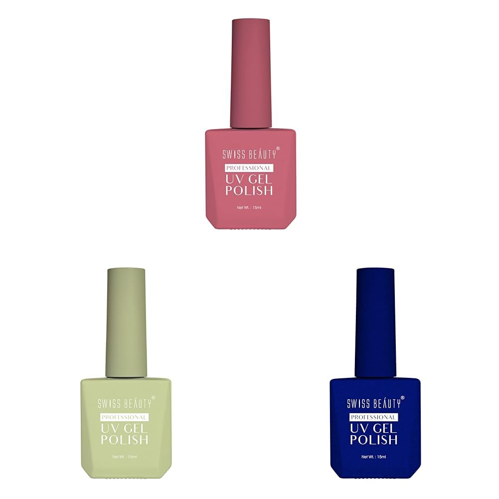 Swiss Beauty Professional UV Gel Nail Polish, Lasts Upto 21 Days, Super Glossy Finish, Non-Chipping, Non-Smudging, Quick Drying Nail Polish, Shade -31, 15 ml Swiss Beauty Professional UV Gel Nail Polish, Lasts Upto 21 Days, Super Glossy Finish, Non-Chipping, Non-Smudging, Quick Drying Nail Polish, Shade -31, 15 ml