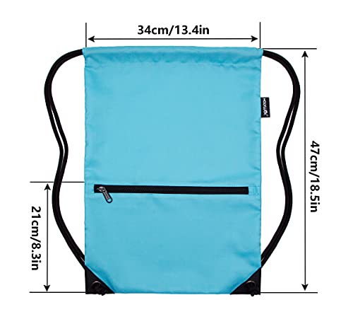 Image of HOLYLUCK Drawstring Backpack Bag Sport Gym Sackpack
