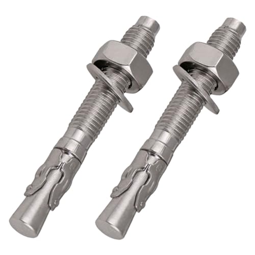 CHILDWEET 304 Stainless Steel Wedge Anchors High Strength Concrete Fasteners for DIY Projects