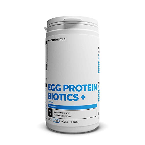 Proteínas sin azúcar ni edulcorantes: La mejor opción para una dieta saludable 16 Proteína de huevo 100% Pura | Gallinas camperas francesas • Polvos para Shaker • 86% de proteína • Saciante • Ideal para digestión • Musculación/Fitness| Nutrimuscle |Aroma Natural Choco - 500 g