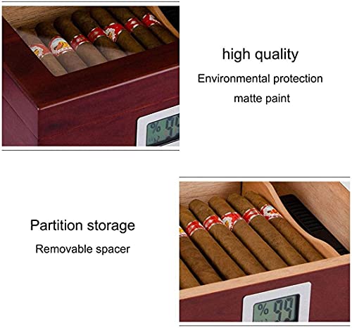 Sigarendoos Sigaar Opslag Houten Doos, Cederhout Humidor Sigaar Opbergkast Tabaksdoos - Image 7