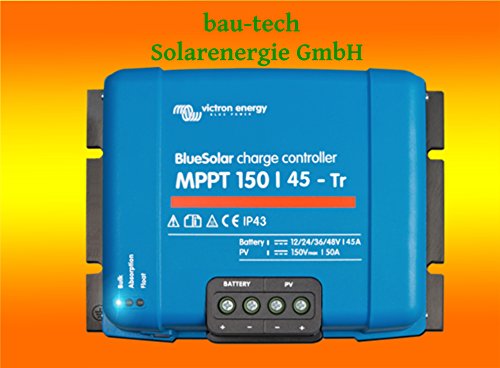 Victron BlueSolar MPPT 150/70 150 Volt, 70 Amper Screw Connection from bau-tech Solarenergie GmbH