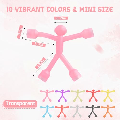 Figuras magnéticas humanoides 24 pcs para nevera miniatura 5