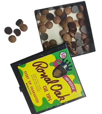 JBB Billiard and Snooker Leather Cue Tip 10 mm - 5 Pcs