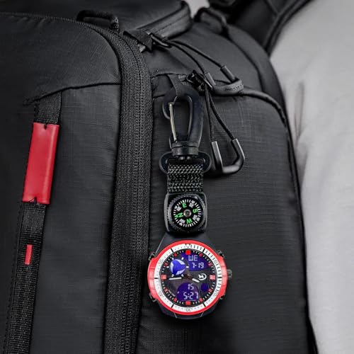 Cronómetro brújula clipser de accesorios de supervivencia para montaña 3