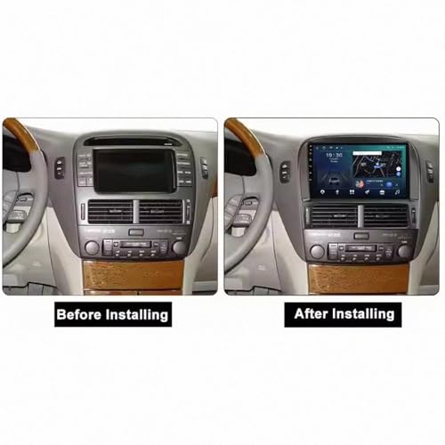 Écran Tactile Navigation GPS Voiture Lexus LS430 2000-2006 Multimédia HD 32G