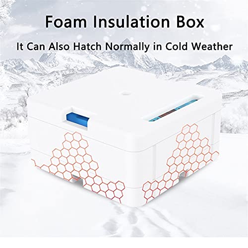 YAWEDA Vollautomatische Inkubator, Brutmaschine Eier automatisch drehen Brutapparat mit LED Temperaturanzeige Temperatur… – Bild 8