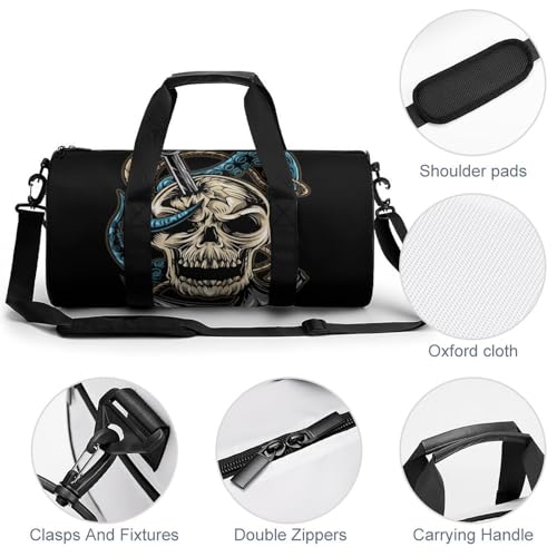 Sac crâne de pieuvre 45x23x23cm, le duffel bag ultra compact