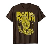Iron maiden design. Official Iron Maiden Merchandise Iron Maiden T-Shirts for Men, Women, Boys and Girls; Iron Maiden Band T-Shirt; Iron Maiden Shirt Lightweight, Classic fit, Double-needle sleeve and bottom hem