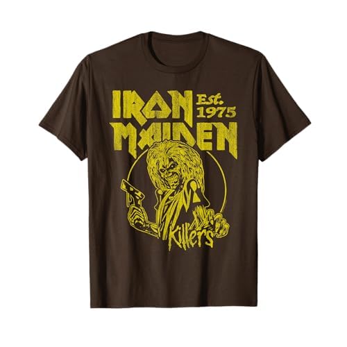 Iron Maiden - Killers Yellow Circle Camiseta