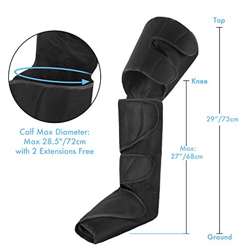 Image of CINCOM Leg Massager, Leg Compression Massager for Circulation and Pain Relief Air Compression Foot Calf Thigh Massager with Handheld Controller (Thigh & Calf & Foot)