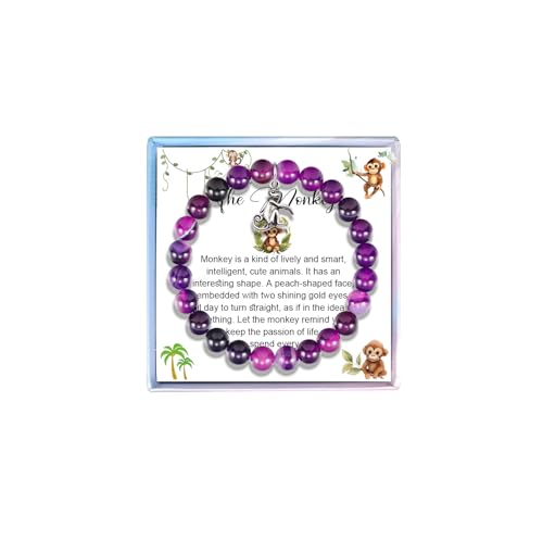 Cadeau pour amoureux des singes : bracelet femme MollyQueen