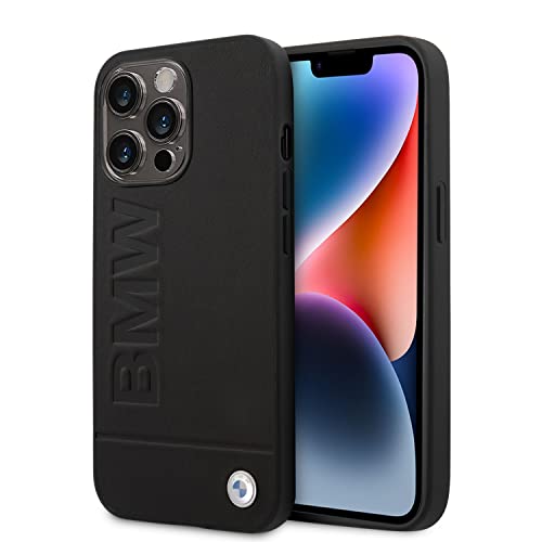 BMW BMHCP14XSLLBK Coque de protection pour iPhone 14 Pro Max 6,7" Noir/noir