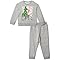 Wicked Big Girls Fleece Drop Shoulder Pullover Sweatshirt and Jogger Pants Outfit Set Gray 10-12