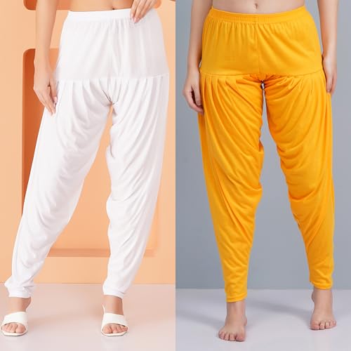 Image of Buy That Trendz Patiala Salwar for Women Relaxed Fit Viscose Patiyala Salwar Harem Bottom Pants