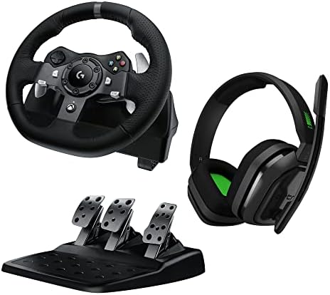 Logitech G29 Driving Force Racing Wheel and Floor Pedals, Real Force Feedback, Stainless Steel Paddle Shifters, Leather Steering Wheel Cover for PS5, PS4, PC, Mac - Black