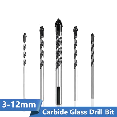 Broca diamantada triangular de 3 mm para vidrio y cerámica miniatura 2