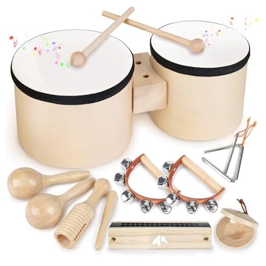 Spielzeug ab 3 Jahre Musikinstrumente Trommel