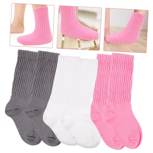 3pairs Boy Girl Cotton Mid-calf Socks Breathable and Comfortable Socks for Boys and Girls for Everyday Wear3