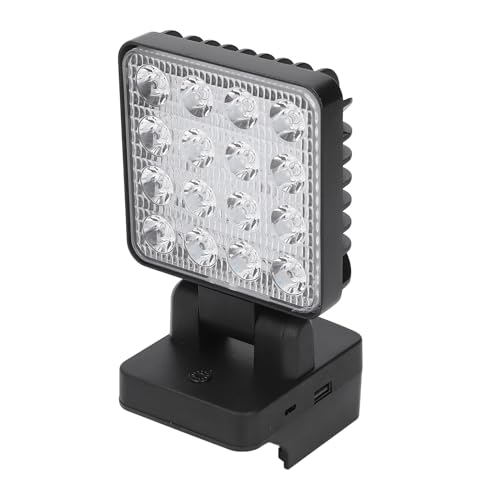 Lampe de travail à LED rotative Fafeicy 18V sans fil étanche IP67