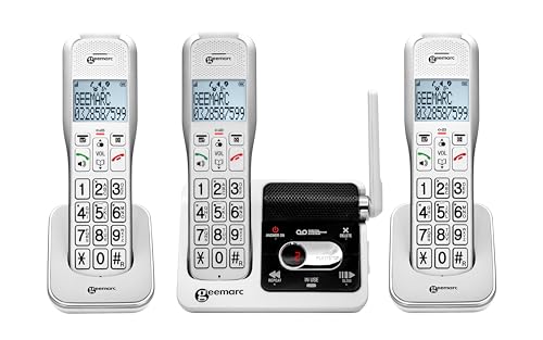 Geemarc AMPLIDECT295 SOS Pro Telefon - Schnurlos Mit Notrufanhänger Für Senioren