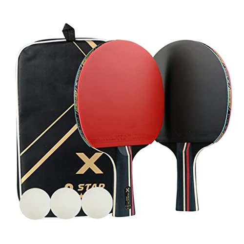 Set tennis de table Milisten 1 ensemble avec raquettes droite et horizontale