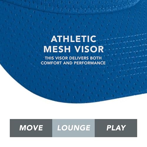 Image of Augusta Sportswear Women's Athletic Mesh Visor - Stylish Sun Hat for Golf, Running, and Outdoor Activities