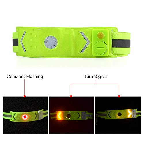 DECDEAL Correia reflexiva do diodo emissor de luz do controlo remoto sem fio 2.4G com visibilidade a