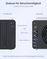 TERRAMASTER F4-425 Pro NAS – 4-Bay, Intel N305 8-Core, 8GB RAM, Dual 5GbE LAN, 3X M.2, AI-TOS 7 mit OpenClaw, NAS für Home, Business & Media (Diskless) – Ansicht 8