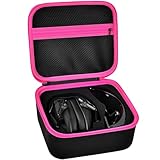 PAIYULE Case for Walker's Razor Slim Electronic Earmuffs Storage Holder/for Howard Leight/for 3M WorkTunes Shooting Hunting Hearing Ear Protection, Safety Eyewear Glasses Storage Holder -Box Only