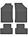 Produktbild Gummimatten Fußmatten 1.5 cm Rand kompatibel mit Lancia YPSILON II (1996-2003) ideal angepasst 4 -Teile EIN Set