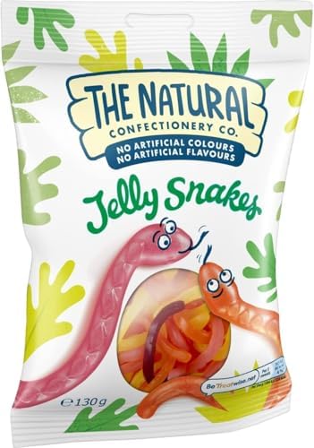 The Natural Confectionary Jelly Snakes 130g