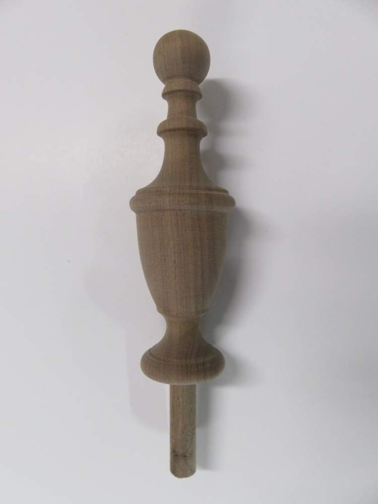 Wood Finial-Cherry-Oak-Maple-Walnut-Mahogany-Bed Post #62 (Walnut)