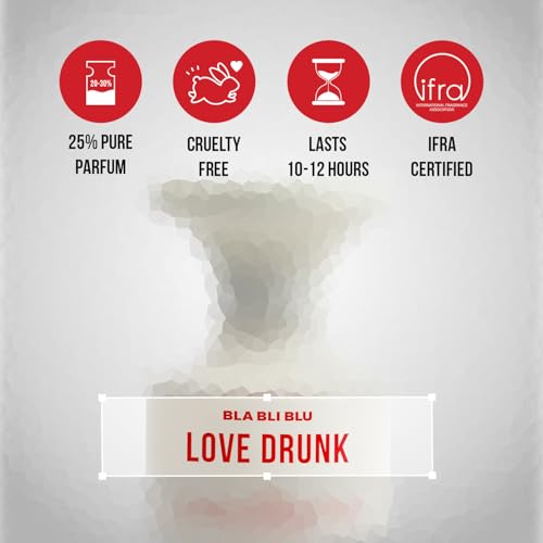 Image of BLABLIBLU Love Drunk Unisex Perfume for Men & Women|30ml Long-Lasting Parfum Fragrances - A Notch above EDP, EDT & EDC|Perfume For Man & Perfume for Woman |Cinnamon, Dates & Nuts Notes|