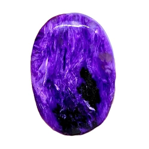 Charoite naturelle d'exception en cabochon 32mm pour haute joaillerie