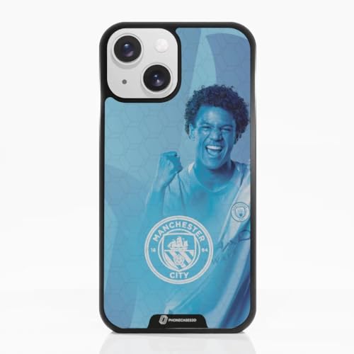 Coque Man City iPhone 13 Mini noire pour éviter les rayures