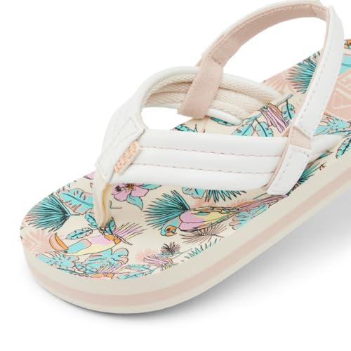 Image of REEF Girls Toddler /Little Kid Ahi Beach Flip Flop, Soft Cushion Footbed, Water Friendly